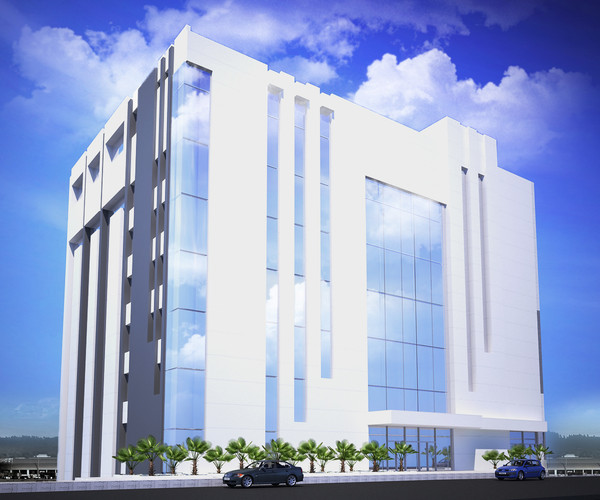 3ds exterior mall building - Commercial Mall Building by Ralf128